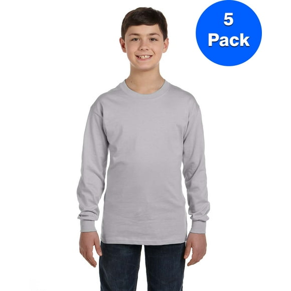 Big Boys Girls Digger Silhouette-1 ComfortSoft Long Sleeve T-Shirt Big Boys Girls Digger Silhouette-1 ComfortSoft Long Sleeve T-Shirt